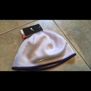Nike winter hat - reversible purple two toned